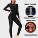 Cross-border Women's Sweat Suits, Sports Suits, Saunas, Long-sleeved Zipper Corsets, Running, Fitness Sportswear, Shapewear_desvips.com