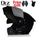 Men's Orz Flip Up Bicycle Helmet Full Face Winter Cap Electric Car Half Helmet Universal Four Seasons_desvips.com