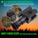 Night Vision Sight 1080P Capable Of Taking Photos/videos, COMS Imaging, Optical 5x Magnification, Three-level Infrared Adjustable_desvips.com