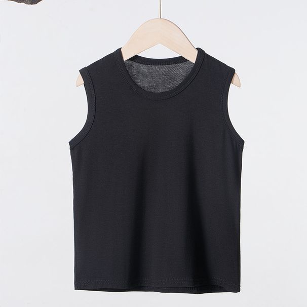 Summer Thin Modal Vest Children, Boys' Girls' Undershirt, Home Wear Top For Older Kids And Toddlers, Wholesale_desvips.com