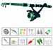Combination Portable Long Casting Mini Full Sea Rod Fishing Gear Set_desvips.com