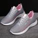 Spring Autumn New Women's Soft Soled Non Tiring Casual Breathable Comfortable Running Versatile And Simple Sports Shoes_desvips.com