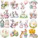 60 Easter Bunny Egg Holiday Cartoon Cute Stickers For Mobile Phones, Stationery, DIY Decoration, Waterproof Decals_desvips.com