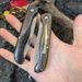 Damascus VG10 Steel Ebony Handle Hand-Forged Folding High Hardness Multi-Functional Portable Fruit Knife_desvips.com