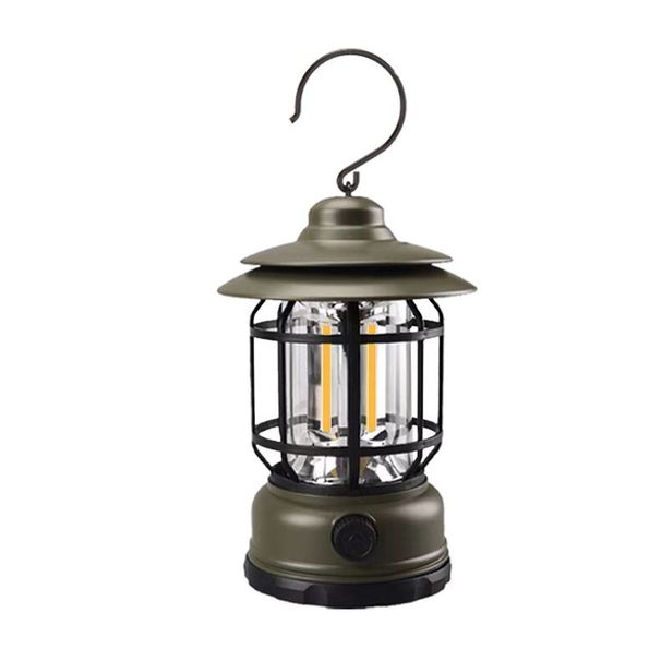 Outdoor Vintage Camping Lantern Lighting Horse Atmosphere Lamp Stepless Dimming Long Battery Life Style_desvips.com