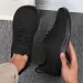 New Fashion Wide Barefoot Sneakers Mesh Soft Sole Breathable Lace Up Versatile Daily Round Toe Couple Running Shoes_desvips.com