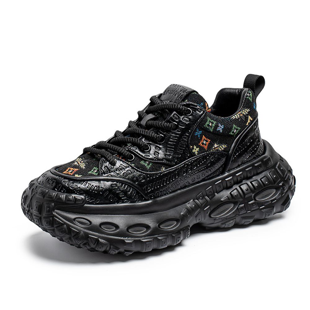 Spring 2026 High Quality European-USA Style Fashion Sneakers Youth/Men Low Top Lace-Up Breathable Thick Sole Non-Slip Wear-Resistant Running Shoes_desvips.com