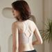 I-shaped Butterfly Beautiful Back Underwear Gathering, No Wire Sports Bra, Girl Wrap Bra, Bandeau Vest_desvips.com