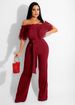 Women's Clothing sexy ruffled off-shoulder jumpsuit_desvips.com