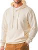 European And American Men's Solid Color Long-sleeved Top Casual Pullover Loose Texture Hooded Heavy American Sweatshirt_desvips.com