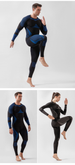 Autumn And Winter Outdoor Ski Quick-drying Clothes Sports Bras For Men And Women Moisture-wicking Base Compression Thermal Underwear Sets_desvips.com