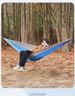 Outdoor Camping And Camping Double Parachute Cloth Color Block Hammock_desvips.com
