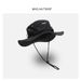 Trendy Drawstring Fisherman For Men Women, Summer Breathable Sun Protection, Outdoor Mountaineering And Fishing Hat,_desvips.com