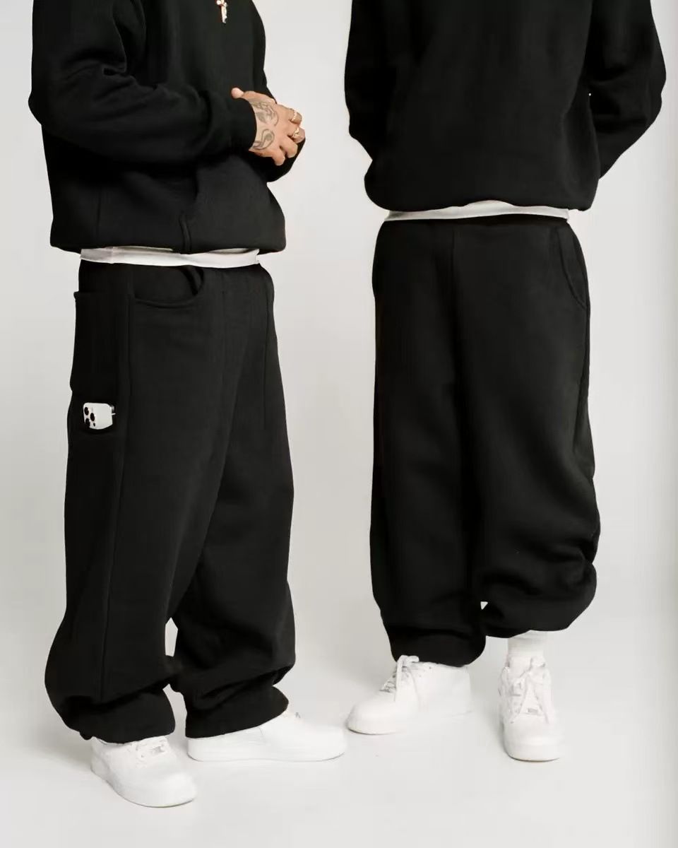 2025 New Trendy Wide-Leg Multi-Pocket Design Series Youth Casual Pants Versatile_desvips.com