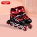 Professional Full Set Of Inline Skates For Children Beginners Men And Women Adult Single Flash Sports Outdoor Roller Skates Skateboards Scooters_desvips.com