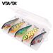 VTAVTA 5pcs Jerkbait Fishing Lure Set Sinking Wobblers Pike Lure Artificial Jerk Bait Crankbait Bass Fishing Tackle With Box_desvips.com