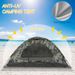 Tomshoo 1/2 Person Ultraliht Campin Sinle Layer Portable Hikin Tent Anti-UV Coatin UPF 30+ For Outdoor Beach_desvips.com