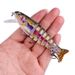1 Pcs Plastic Multi-Segment Lure 11cm 17g Plastic Slow-Sinking Wobbling Bio-Mimetic Lure Saltwater Fishing Gear Lures_desvips.com