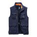 Spring/Summer Zippered Solid Color Regular Stand Collar Casual Loose Style Non Hooded 3D Patch Pocket Brown Horse 3011_desvips.com