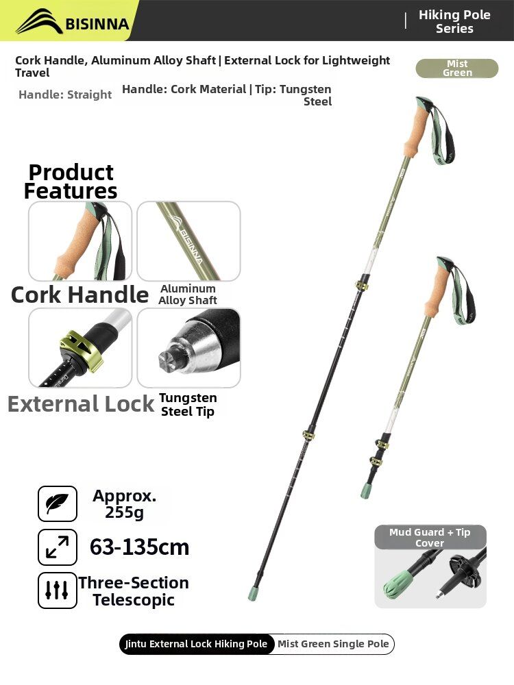 BSWOLF | Lightweight Folding Hiking Pole_desvips.com