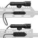 Cross-border Supply: Mlok 1500 Lumen Flashlight With 20MM Rail, Mouse Tail Switch, Battery And 1 Charger Set, A Popular Tactical P_desvips.com