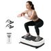 Plataforma Vibratoria Con 50 Velocidades 3 Programas Pantalla LED Mando A Distancia Bandas Elásticas Ejercicio En_desvips.com