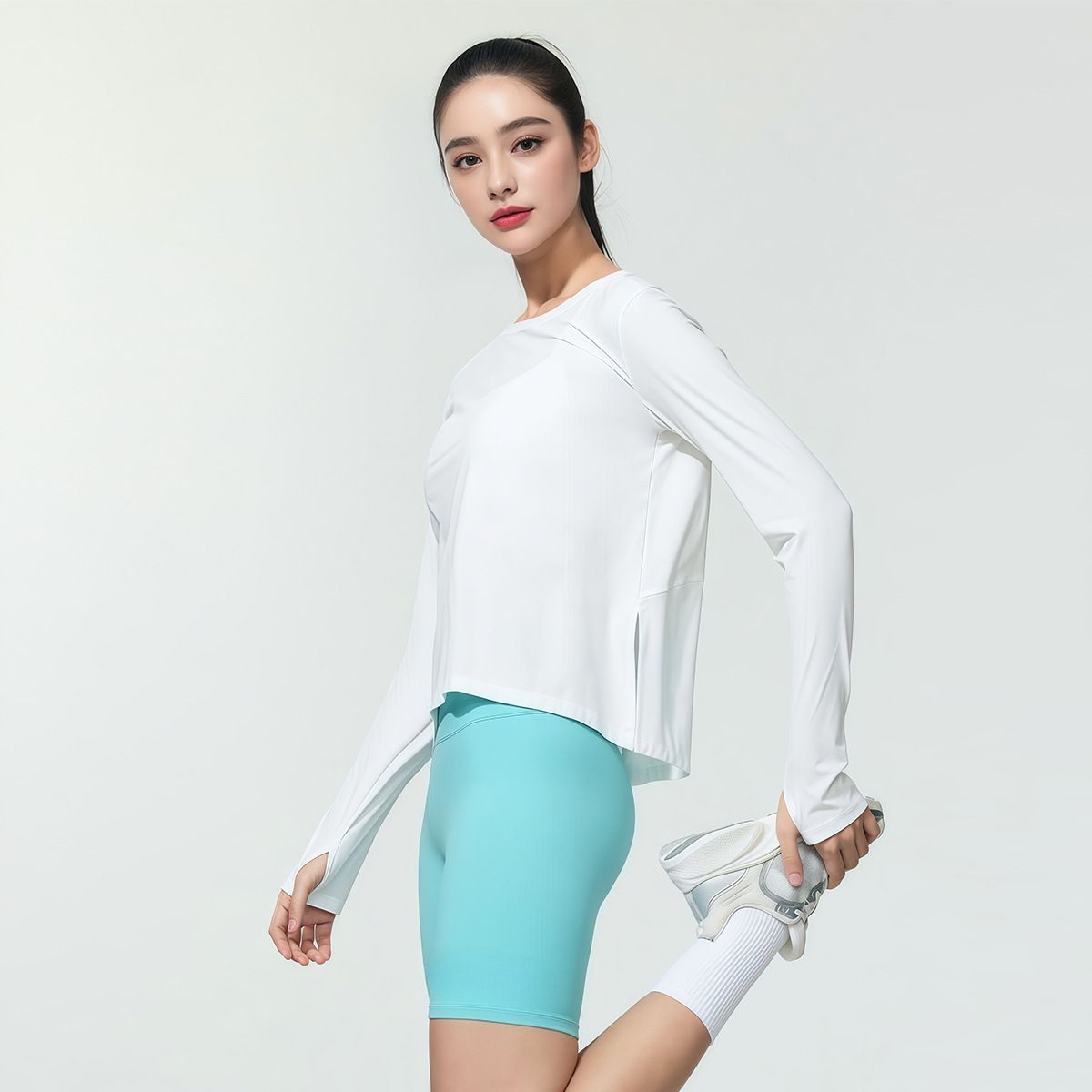 Women's Long-sleeve Yoga Top, New Autumn Winter Base Shirt, Breathable Quick-drying Sports T-shirt For Fitness, Running,_desvips.com