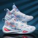 New Basketball Shoes Outdoor Explosive Real Youth Cushioning Rubber Bottom Big Kids Sneakers Sneakers_desvips.com