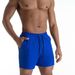 Men's Quick-Dry Running Shorts - Lightweight & Breathable For Gym Jogging & Beach (Elastic Waist 5" Inseam Black/Blue)_desvips.com