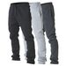 Unisex High-Waisted Loose Fit Jogger Sweatpants For Men & Women - Soft Polyester Fleece Winter Running Pants With Pockets (Multiple Colors & Sizes)_desvips.com