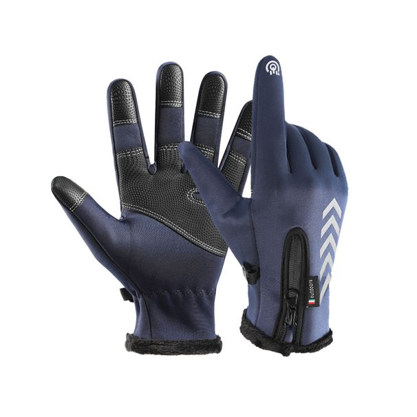 Men's Winter Thermal Gloves – Waterproof & Windproof With Fleece Lining For Driving, Cycling & Outdoor Work (Touchscreen Compatible, 4 Colors)_desvips.com