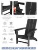 Modern Adirondack Chair With Cup Holder, HDPE Plastic Patio Chairs_desvips.com