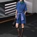 Summer Casual Outfit For Women 2025, Super Stylish Blue Polo Collar Short-sleeve Drawstring Shorts Sports Set_desvips.com