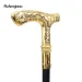 Elegant Golden Elephant Decorative Stick - 35" Luxury Alloy Cane For Cosplay, Steampunk & Costume Parties_desvips.com