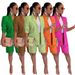 Women's Clothing suit jacket shorts suit OL office commuting solid color spring and autumn_desvips.com