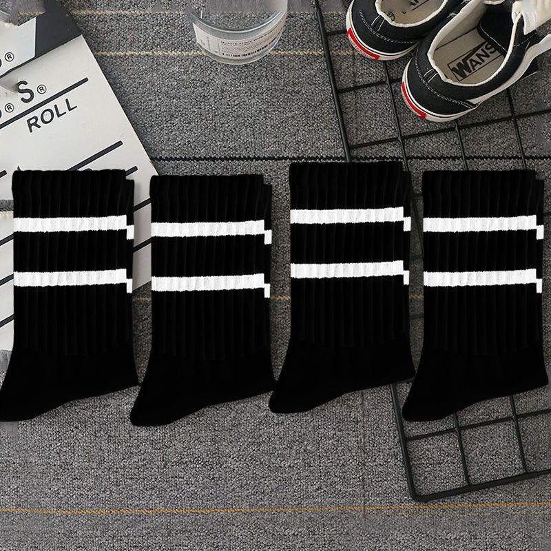 Autumn And Winter Men's Mid Tube Socks Antibacterial Deodorant Sweat Absorbent Breathable Sports No Pilling Trendy Socks Couple Socks_desvips.com