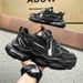 Live Broadcast Of 2024 Spring New Men's Korean Version Trendy Sports And Leisure Mesh Dad Student Running Shoes_desvips.com