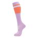 Sports Socks Women's Striped Color Block Compression Socks New Style For Cycling And Running Sports Accessories_desvips.com