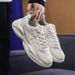 Men's Summer New Breathable Mesh Men's Sports Korean Version Versatile Small White Shoes, Thickness Running Casual Shoes_desvips.com
