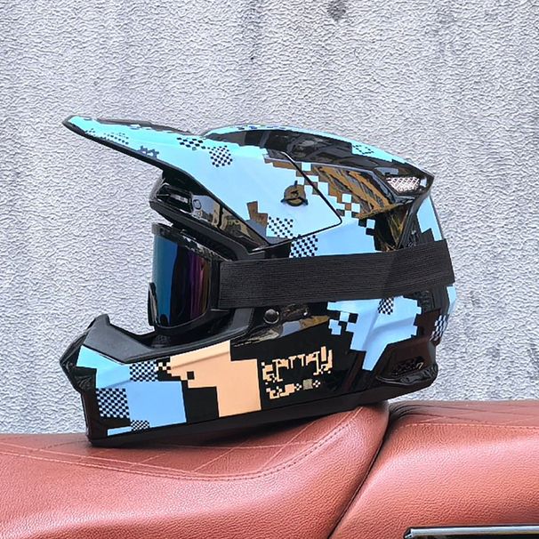 Greenway X6 Full Face Bicycle Helmet With Goggles Off-Road Downhill Helmet For Mountain Bikes Forest Trails Unisex Teenagers And Adults_desvips.com