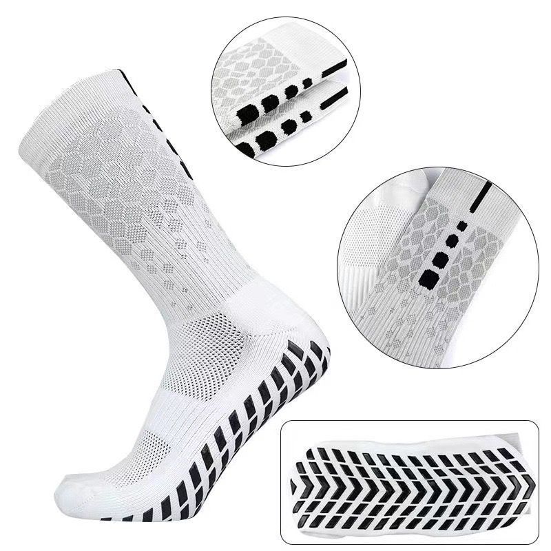 Kaisite High-performance Mid-calf Non-slip Football Socks Men, Made Of Nylon Mesh With Towel Bottom, Specialized For_desvips.com