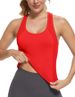 Women's Breathable Lightweight Racerback Tank Tops For Workout Seamless Running Muscle Tank Tops_desvips.com
