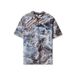 Summer Men's American Style, Youth Half-Zip, Quick-Dry, Seamless Short-Sleeve T-Shirt, High-Elasticity Sports Fitness_desvips.com