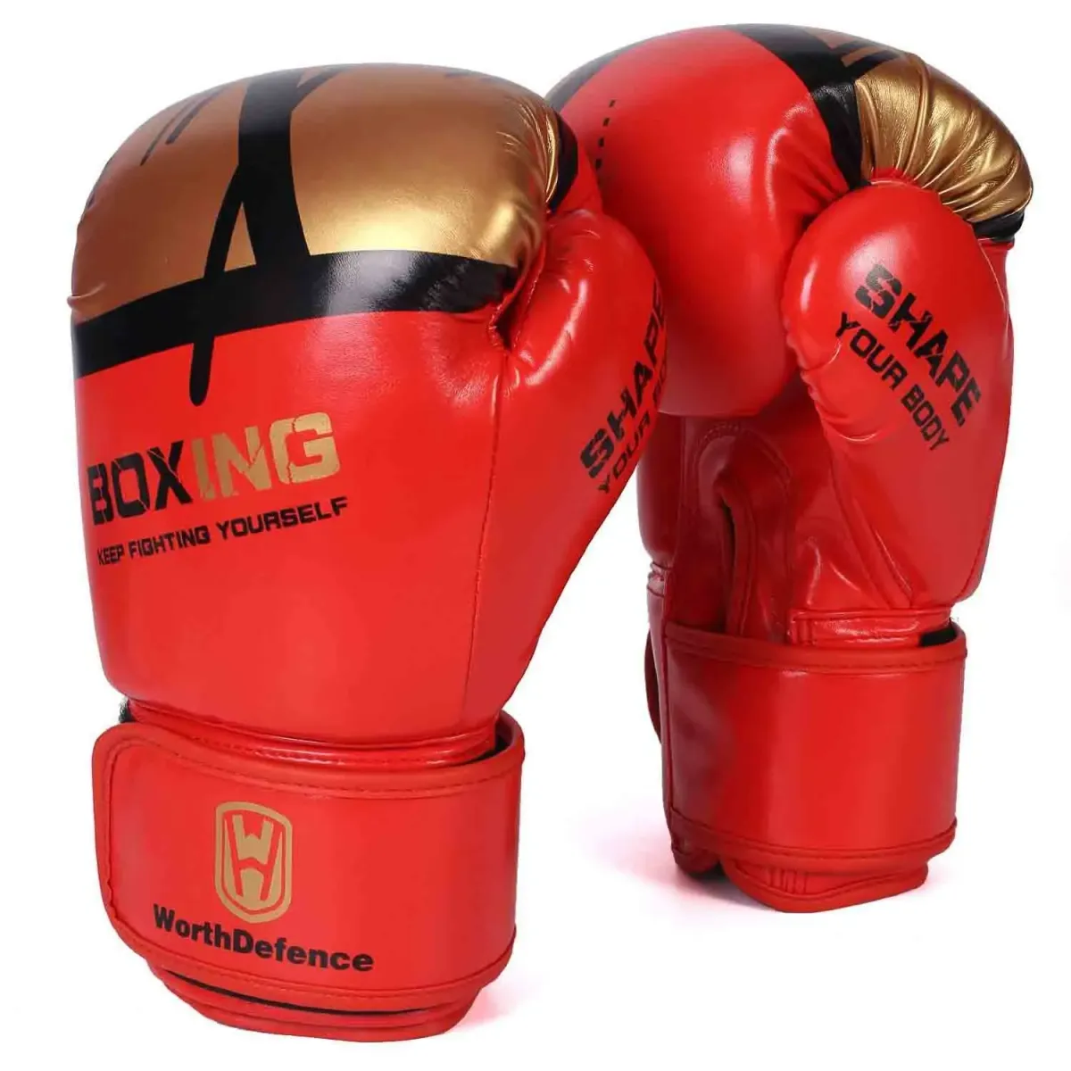 WOSWEIR-Unisex Adult Youth Boxing Gloves For Fitness Taekwondo Sanda Combat Training-Children's To Men's Size Options_desvips.com