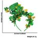 St. Patrick's Gold Green Clover Irish National Day Party Decoration Headband_desvips.com