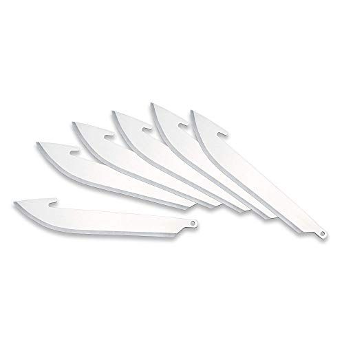 Outdoor Edge 3.5-Inch RazorSafe Replacement Knife Blades, 6 Pieces_desvips.com