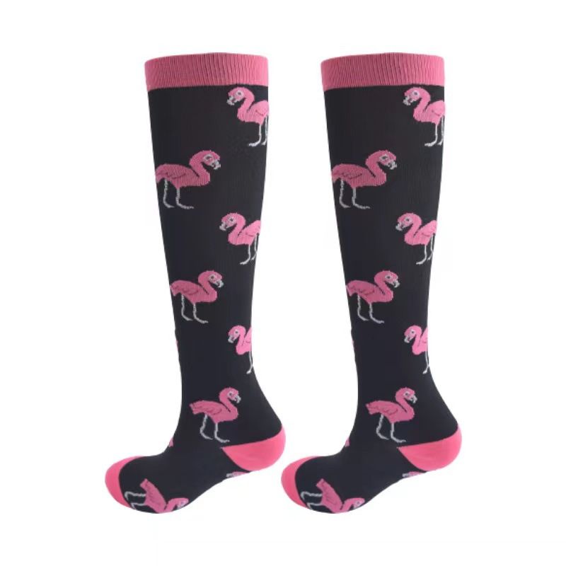 Special Socks Sports Socks Slim Calf Elastic Socks Skipping Rope Pressure Socks Cross Border Printed Stockings_desvips.com