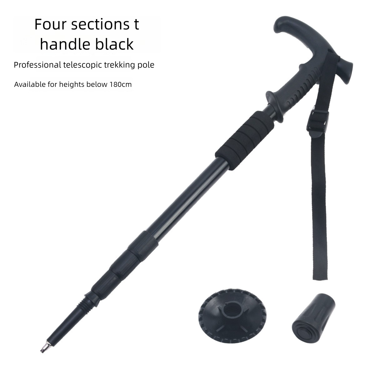 Travel Trekking Telescopic Climbing Outdoor Aluminum Alloy Hiking Poles Walking Sticks Canes_desvips.com