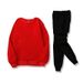 Premium Fleece Hoodie & Jogger Set - Cozy Winter Sportswear For Men & Women, Custom Logo Option, Breathable Polyester Blend, S-XXXL_desvips.com