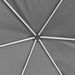 Robust Pop-Up Gazebo - Gray Tarpaulin, Black Side Walls, Powder-Coated Steel Frame, Water-Repellent Polyester Roof, Ideal For Outdoor Events_desvips.com